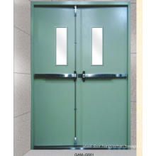 anti- thief fire proof door with glass viewer for industrial use